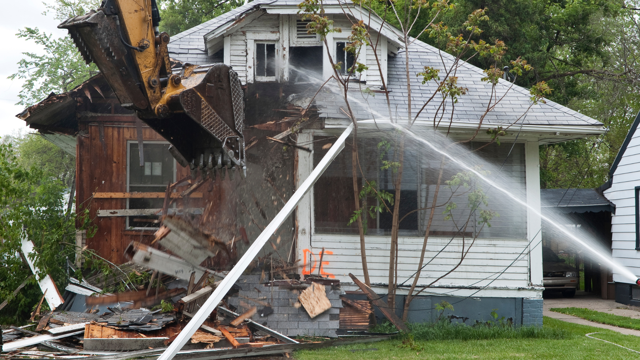 demolition site after cleanup ready for new construction
