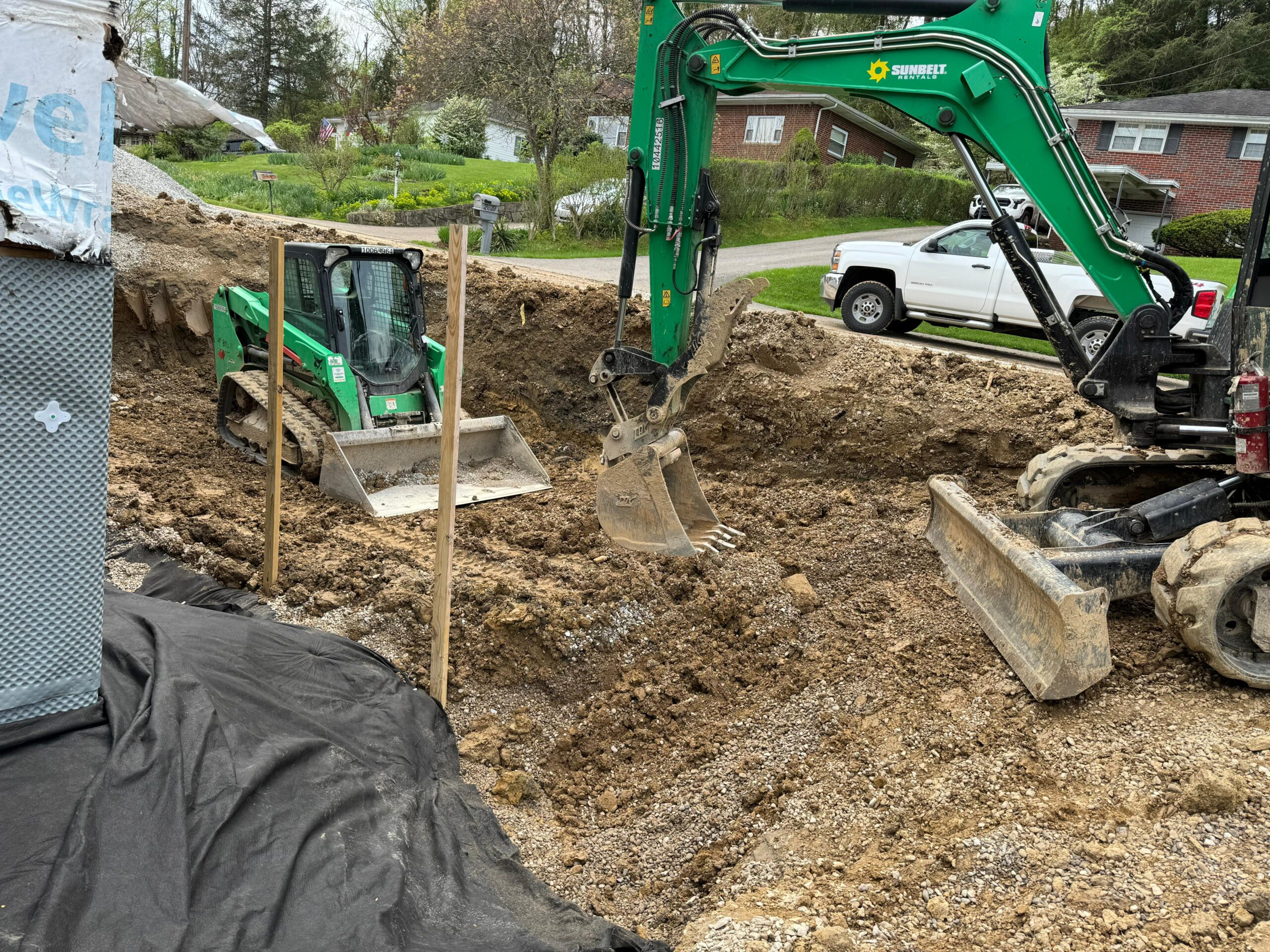 land clearing site ready for development